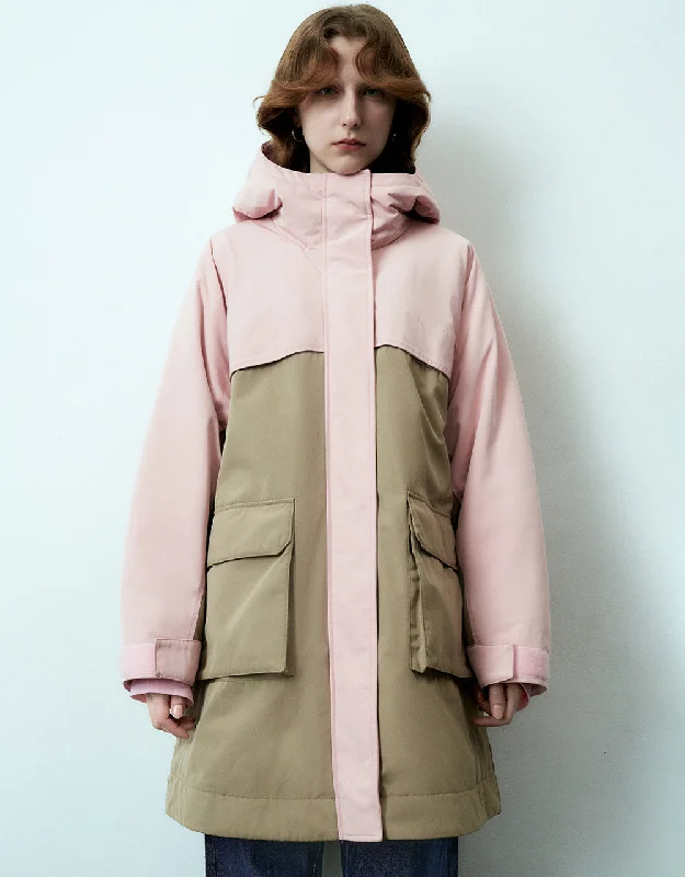 Two Toned Straight Down Jacket