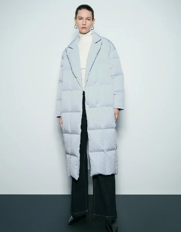 V-Neck Puffer Coat