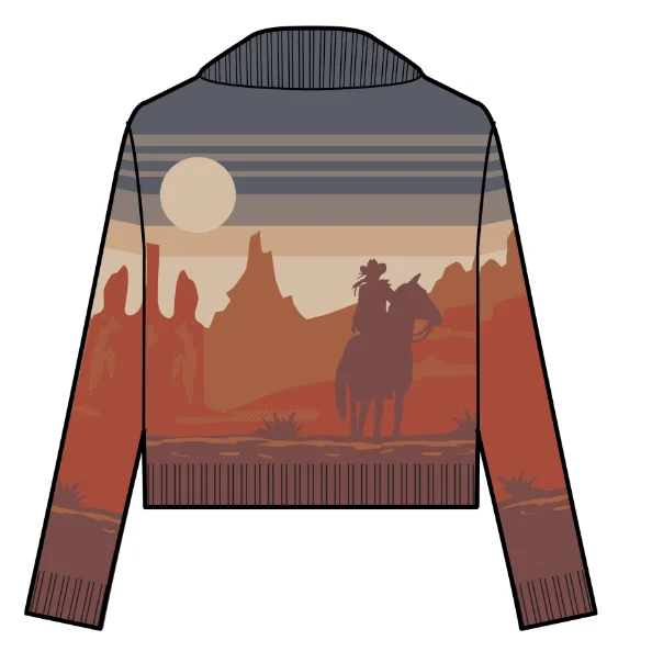 Women's Pendleton Western Scenic Cardigan