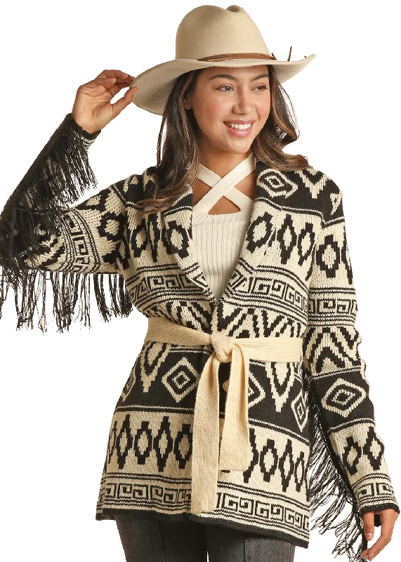 Women's Powder River Aztec Pattern Cardigan