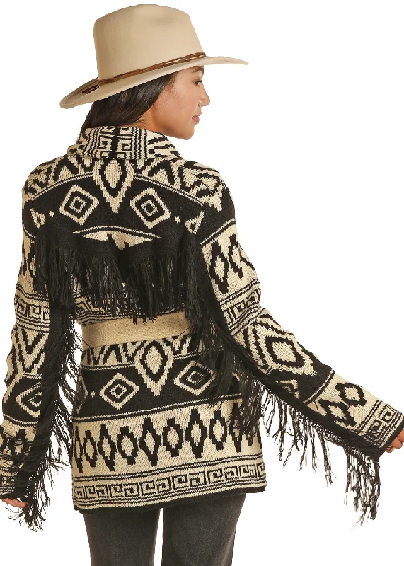 Women's Powder River Aztec Pattern Cardigan