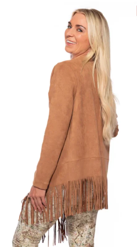 Women's Sequoia UltraSuede Fringe Jacket.