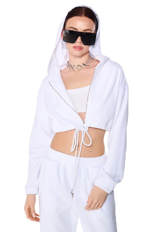 ARI DRAWSTRING WAIST HOODIE