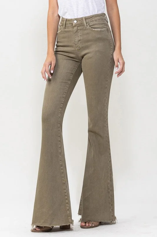 High Rise Super Flare Jeans VERVET by Flying Monkey