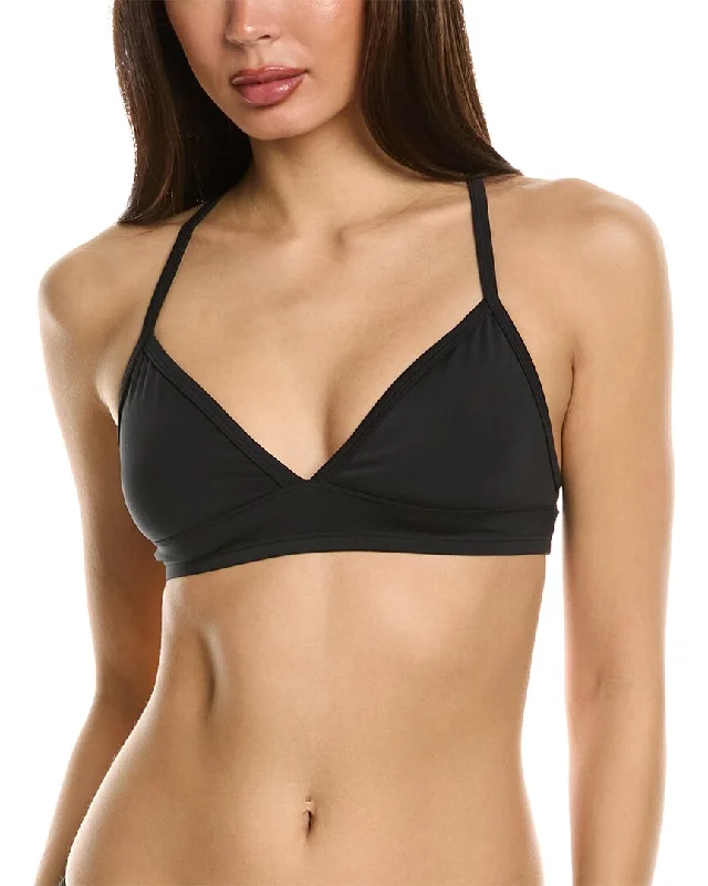 Frankie's Bikini's womens Frankies Bikinis Billie Bralette, S, Black