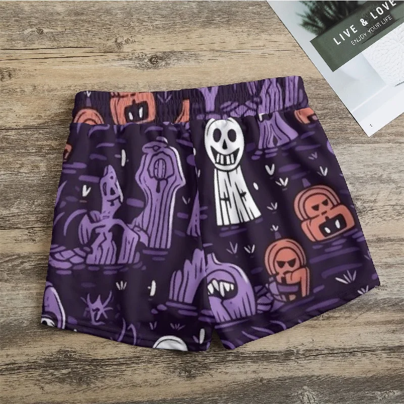 Grave Sight Party Women's Casual Shorts