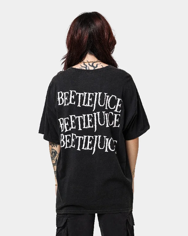 American Thrift X Beetlejuice Beetlejuice Vintage T-Shirt Black Wash