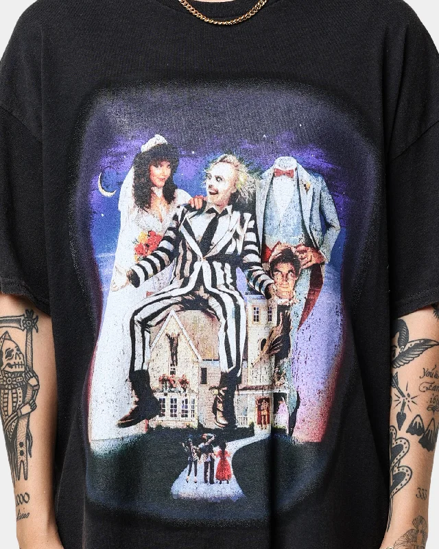 American Thrift X Beetlejuice Beetlejuice Vintage T-Shirt Black Wash