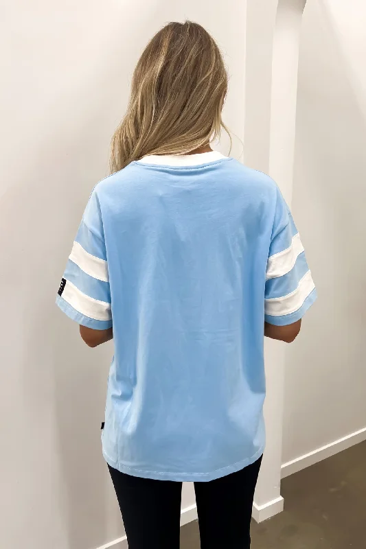 Aspen Oversized Tee Light Blue