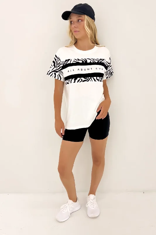 Base Contrast Tee Vintage White