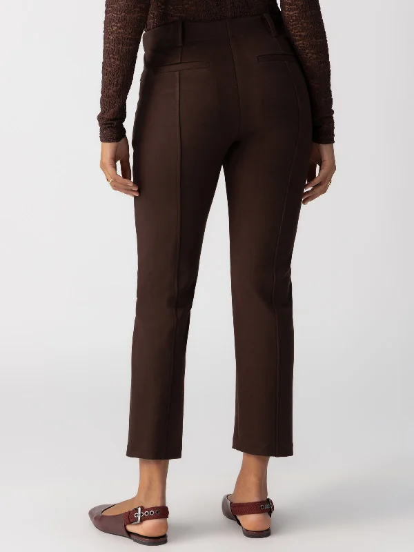 Cassie Semi-High Rise Legging Coffee