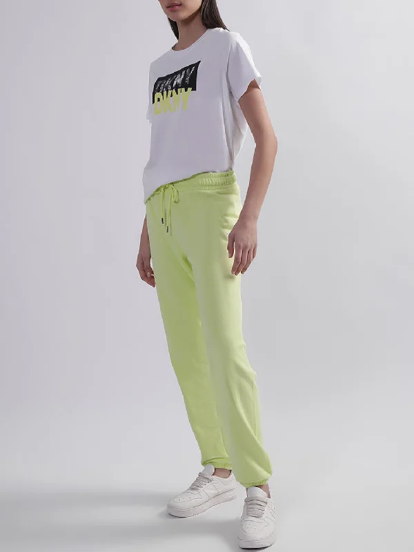 Dkny White Logo Regular Fit T-Shirt