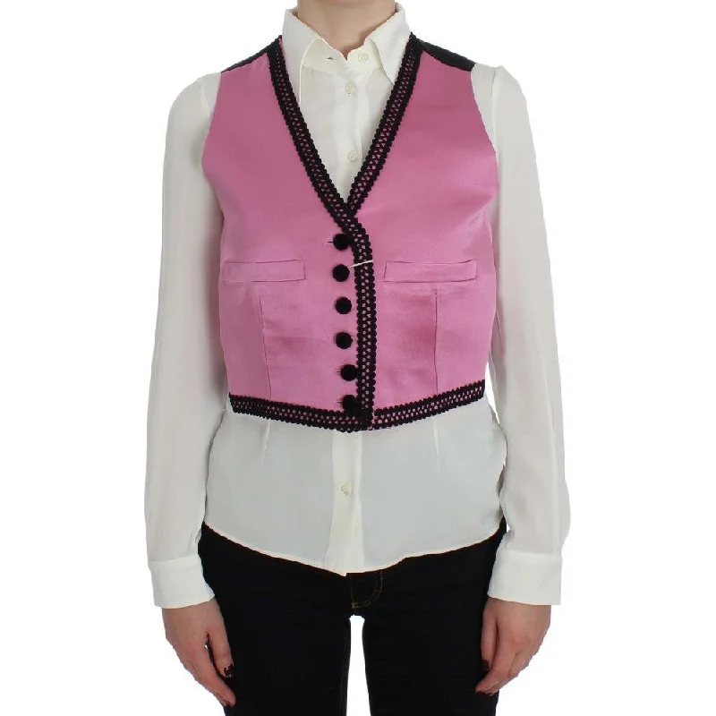 Dolce & Gabbana Silk-Cotton Blend Torero Inspired Vest