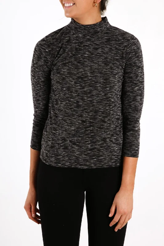 Micha Turtleneck Black Marle