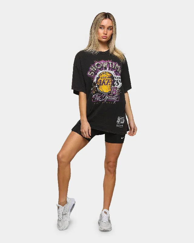 Mitchell & Ness Lakers Time Gold Short-Sleeve Vintage T-Shirt Black