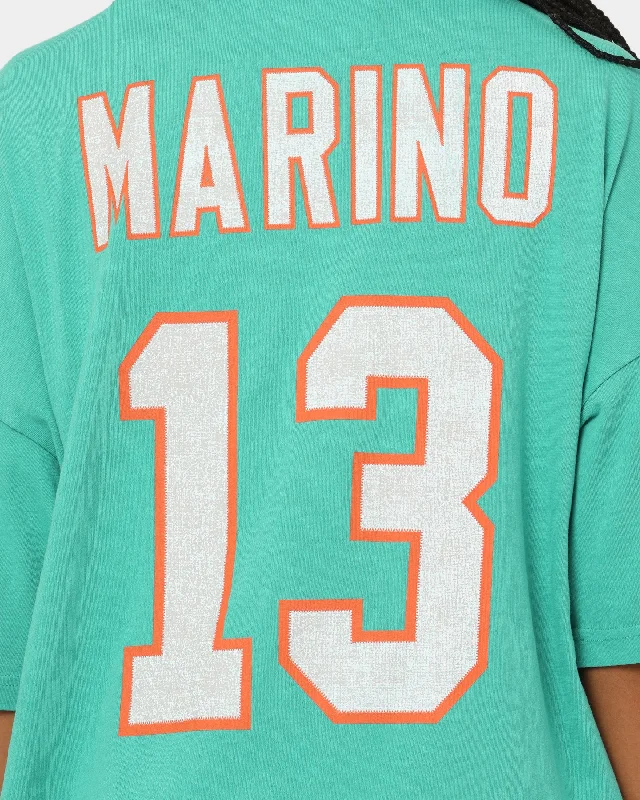 Mitchell & Ness Miami Dolphins Dan Marino #13 N&N Oversized Vintage T-Shirt Faded Teal