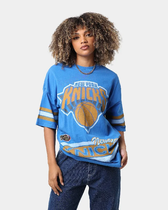 Mitchell & Ness New York Knicks Vintage Conference T-Shirt Faded Royal