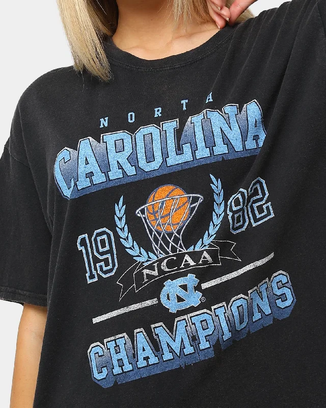 National Collegiate Athletic ASSC UNC Collegiate '82 Champions Vintage T-Shirt Black Wash