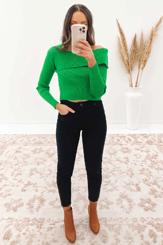 Sara Long Sleeve Top Green