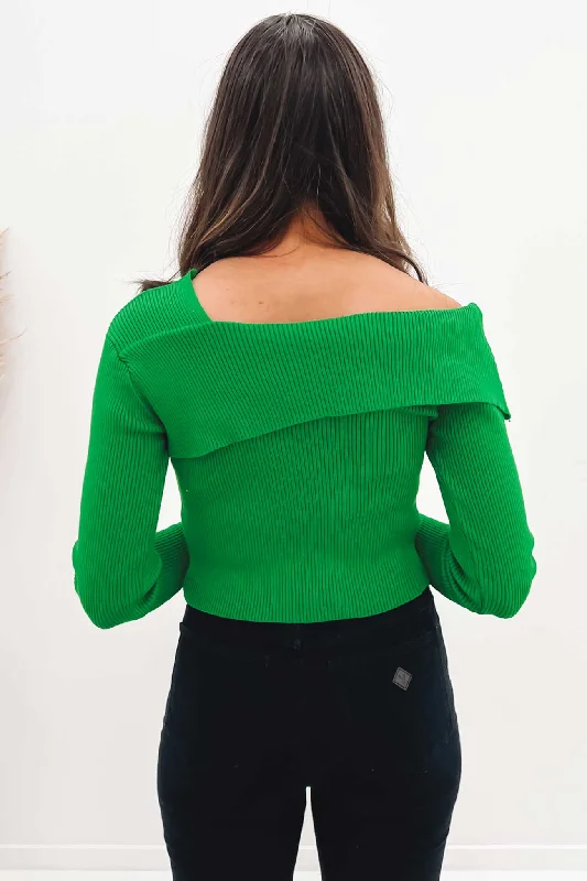 Sara Long Sleeve Top Green