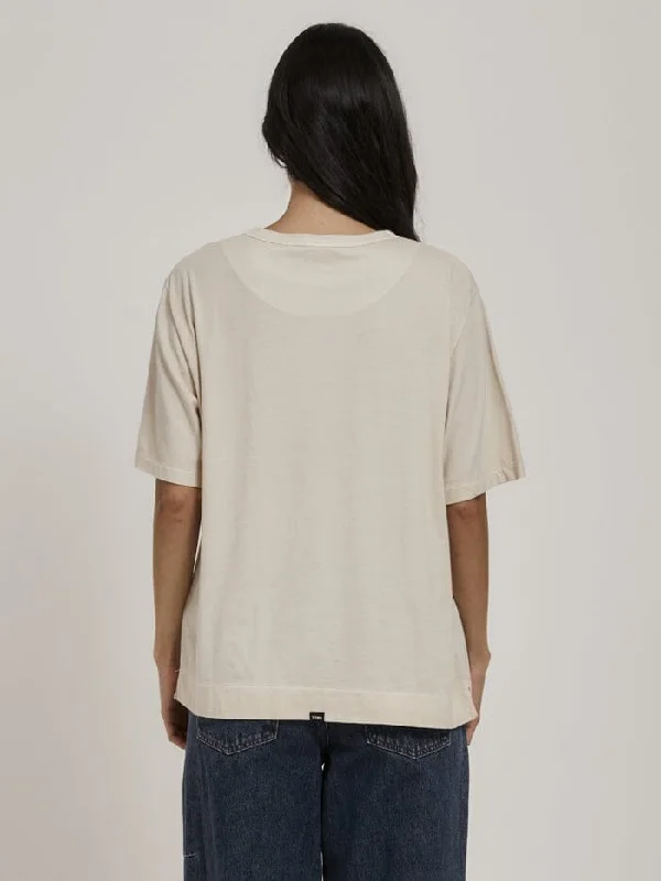 Soft Choices Box Tee - Soft Tan