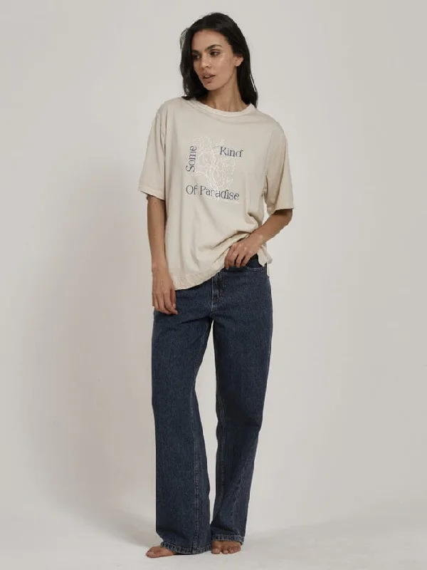 Soft Choices Box Tee - Soft Tan