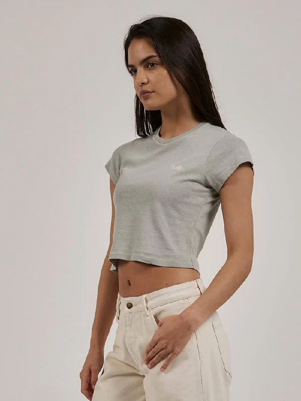 Tempo Hemp Mini Tee - Sage Grey