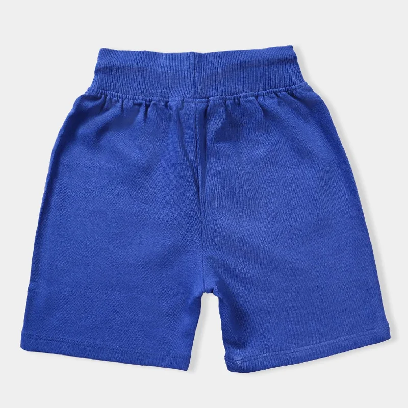 Girls Cotton Terry Short Star-N.Peony