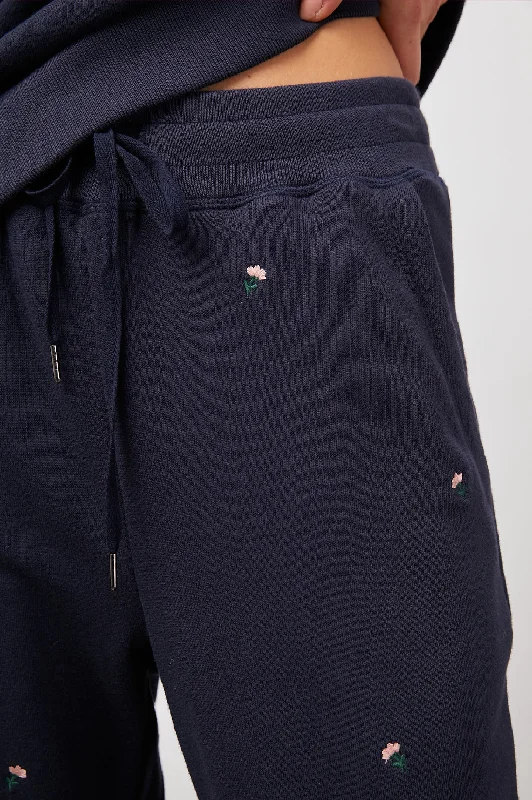 KINGSTON SWEATPANT - NAVY BUDS