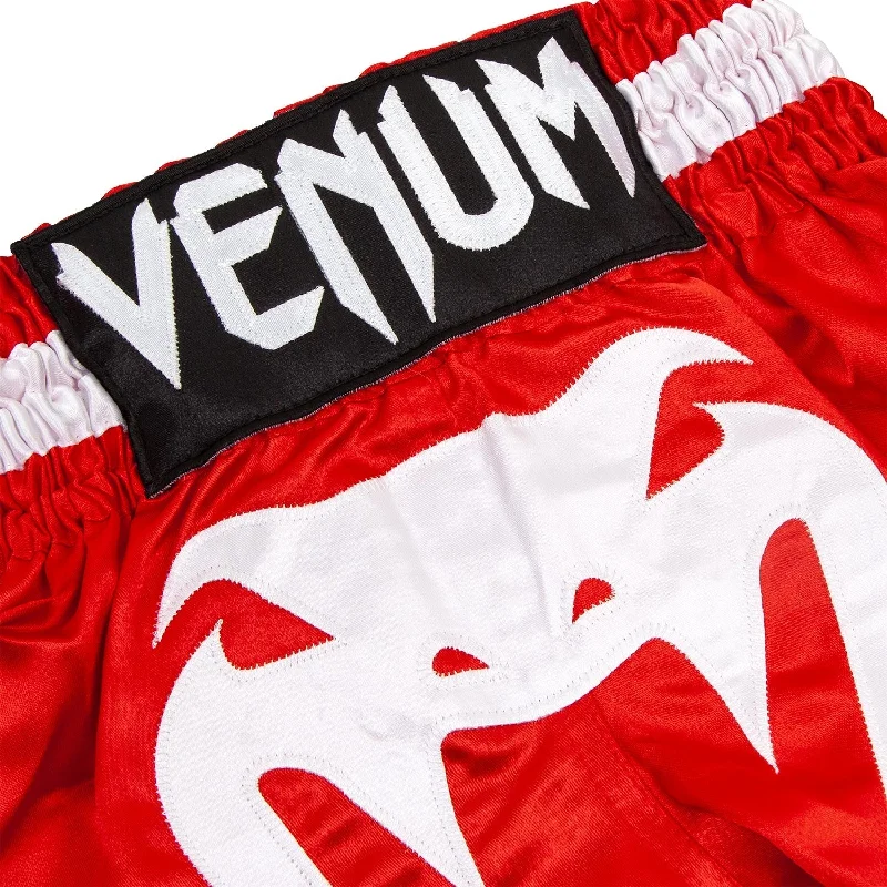 Venum Bangkok Inferno Kids Muay Thai Shorts - Red/White