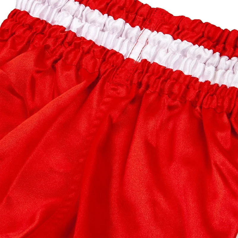 Venum Bangkok Inferno Kids Muay Thai Shorts - Red/White