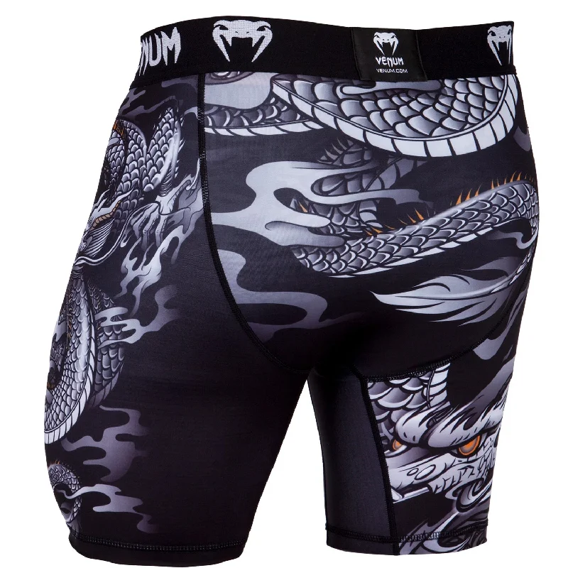 Venum Dragon's Flight Compression Shorts - Black/White