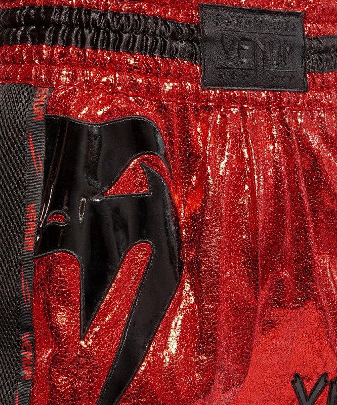 Venum Giant Foil Muay Thai Shorts - Red/Black