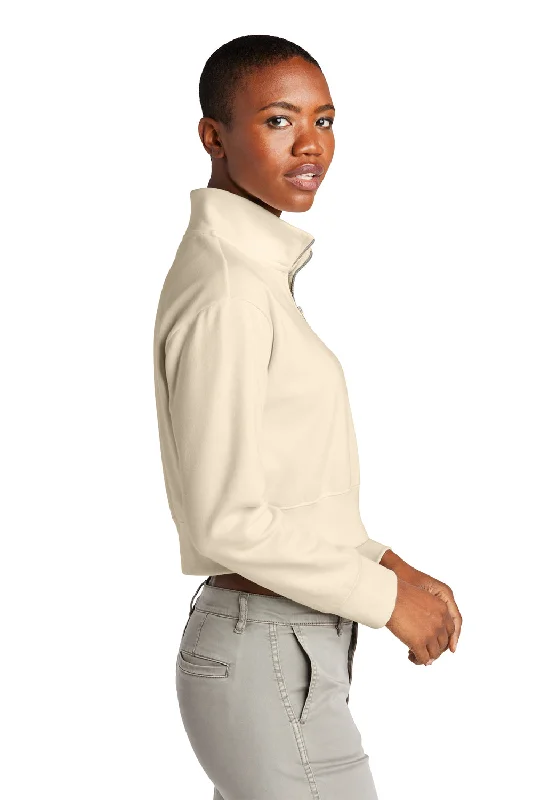 District Womens V.I.T. Fleece 1/4 Zip Sweatshirt - Gardenia