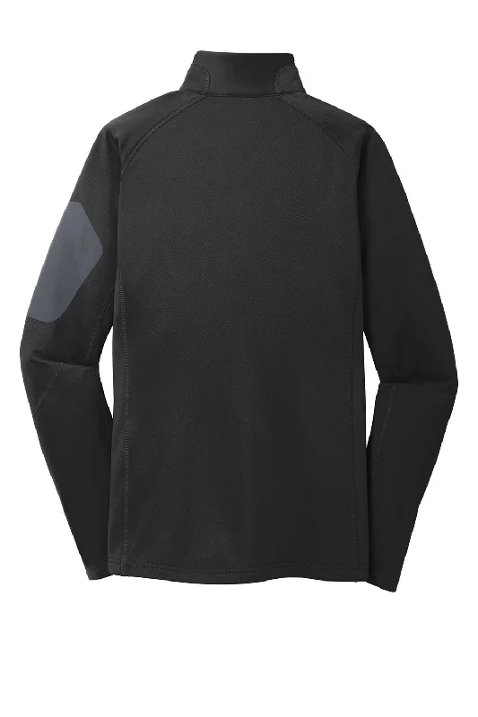 Eddie Bauer Womens Performance Fleece 1/4 Zip Sweatshirt - Black