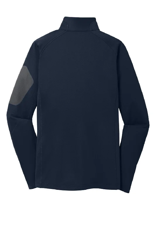 Eddie Bauer Womens Performance Fleece 1/4 Zip Sweatshirt - River Navy Blue