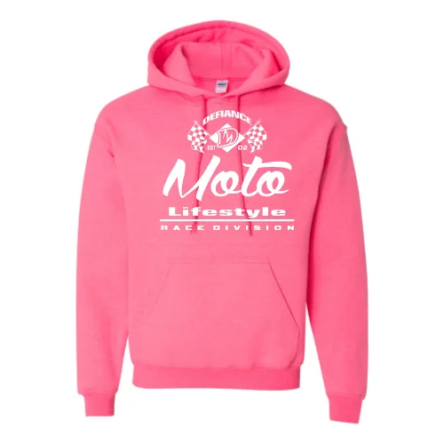 Flags Out Sweatshirt - Pink Hoodie