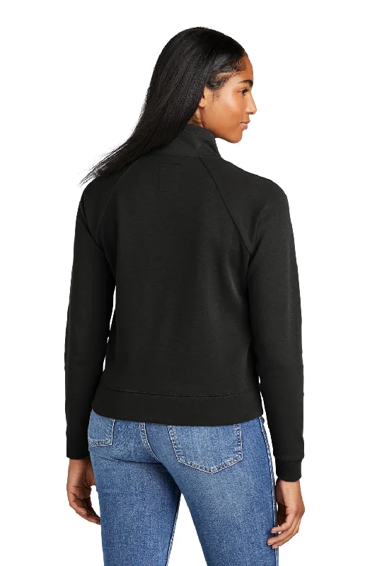 New Era Womens STS 1/4 Zip Sweatshirt - Black