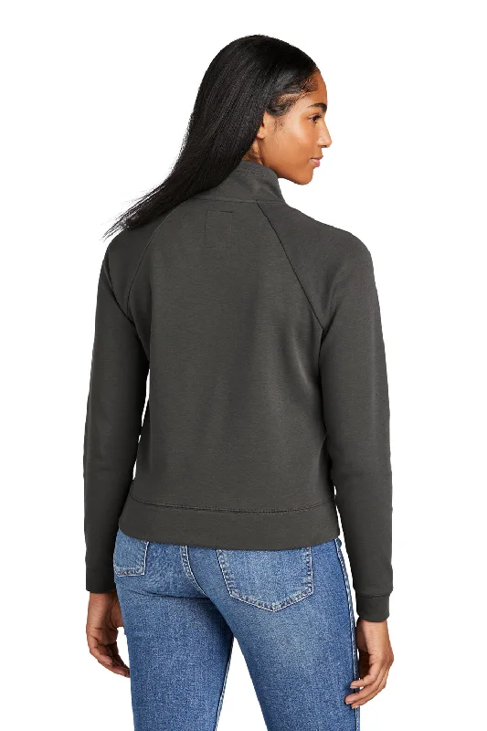 New Era Womens STS 1/4 Zip Sweatshirt - Graphite Grey