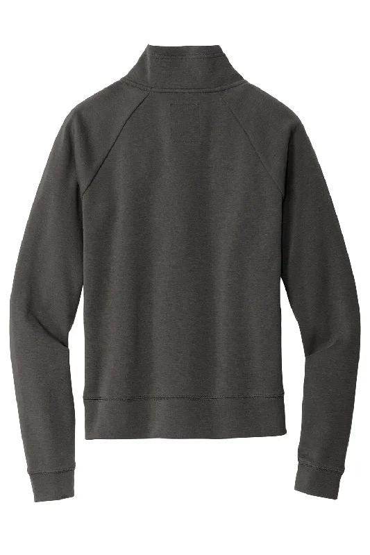 New Era Womens STS 1/4 Zip Sweatshirt - Graphite Grey