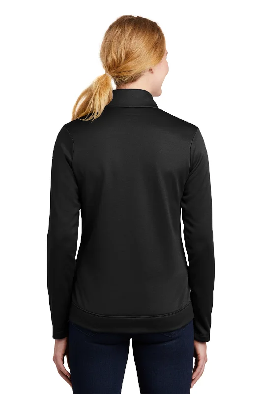 Nike Womens Therma-Fit Moisture Wicking Fleece Full Zip Sweatshirt - Black