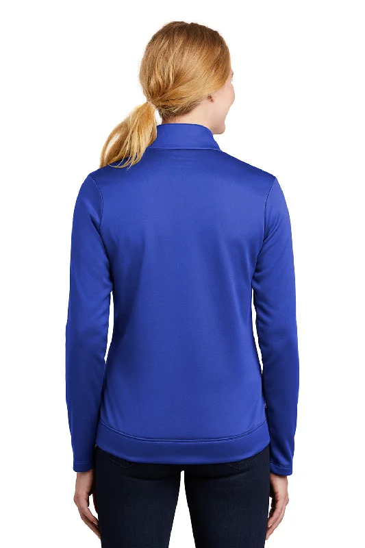 Nike Womens Therma-Fit Moisture Wicking Fleece Full Zip Sweatshirt - Game Royal Blue