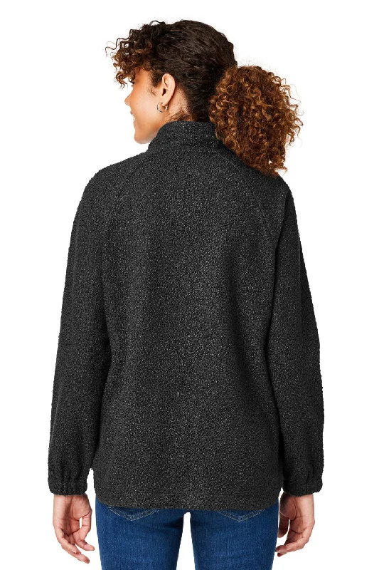 North End Womens Aura Sweater Fleece 1/4 Zip Sweatshirt - Black