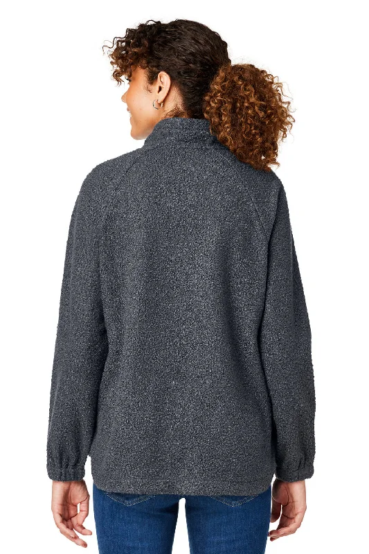 North End Womens Aura Sweater Fleece 1/4 Zip Sweatshirt - Carbon Grey