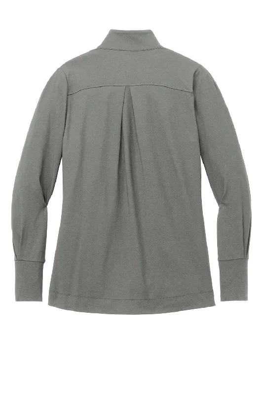 Port Authority Womens Fairway 1/4 Zip Sweatshirt - Shadow Grey