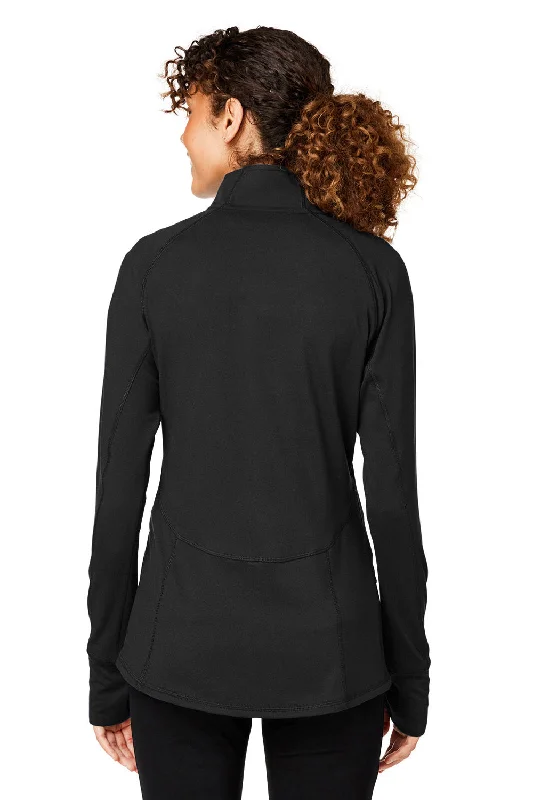 Puma Womens Gamer Moisture Wicking 1/4 Zip Sweatshirt - Black