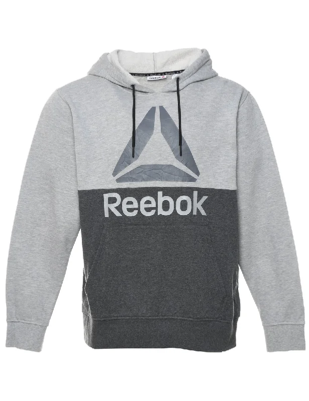 Reebok Light Grey Hoodie - L