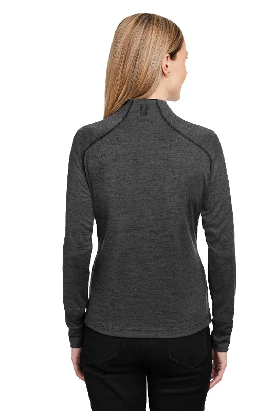 Spyder Womens Mission 1/4 Zip Sweatshirt - Black