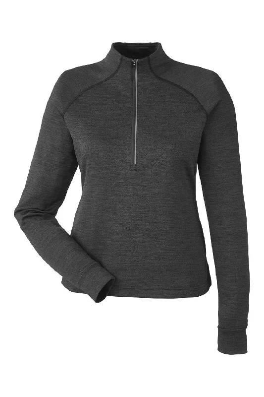 Spyder Womens Mission 1/4 Zip Sweatshirt - Black