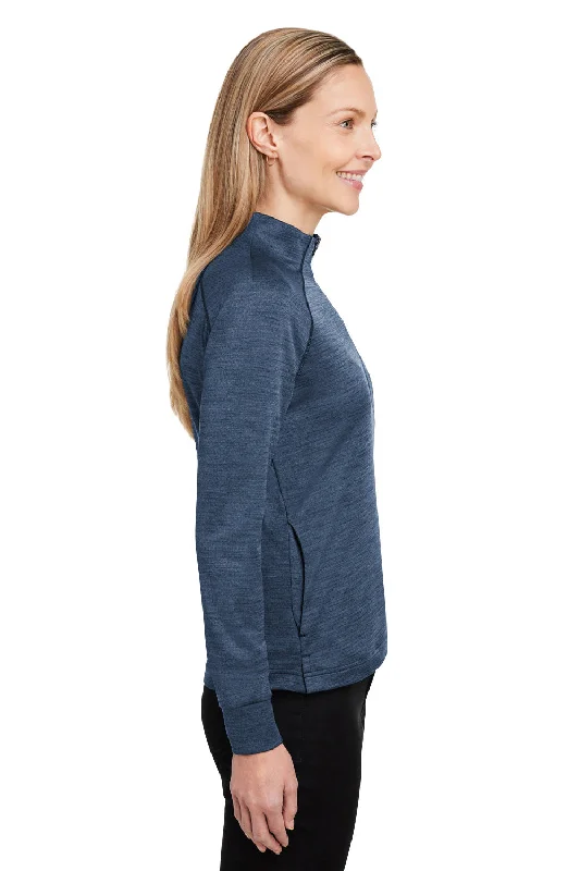 Spyder Womens Mission 1/4 Zip Sweatshirt - Frontier Blue